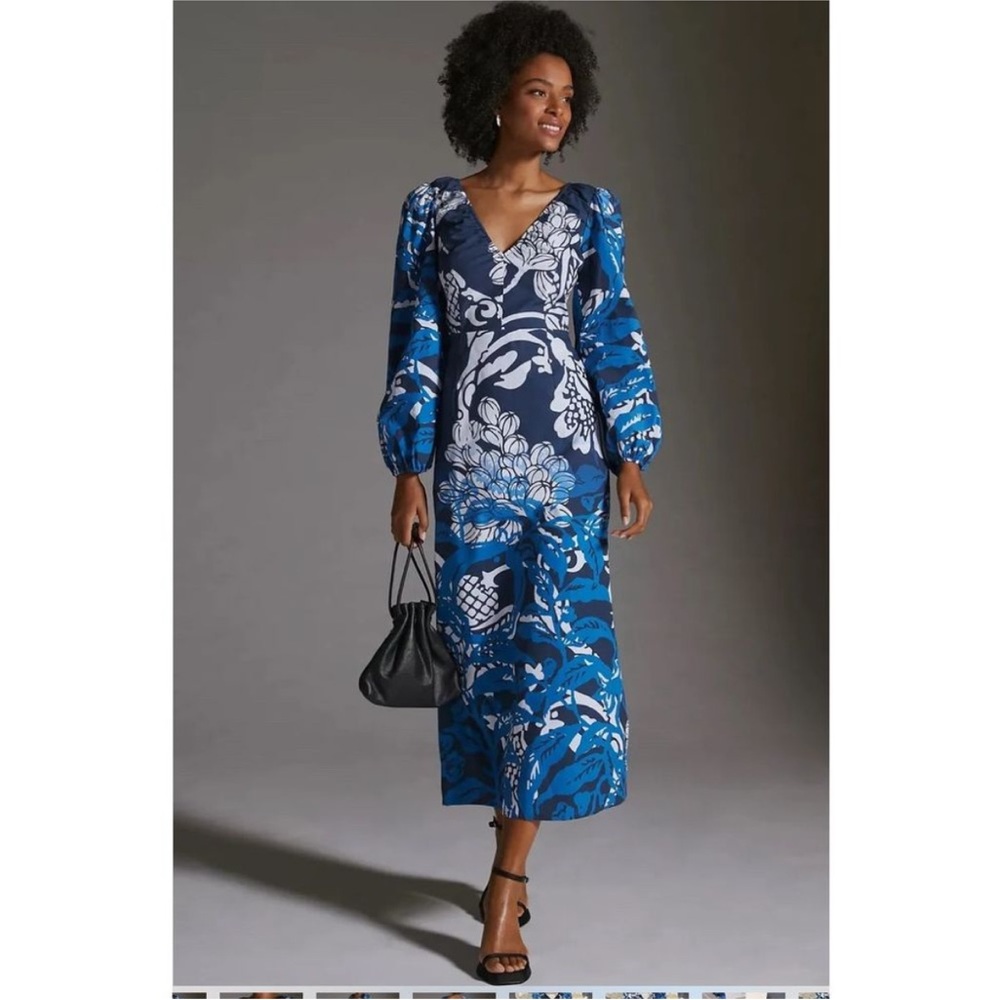 Roopa Pemmaraju Long-Sleeve Maxi Dress